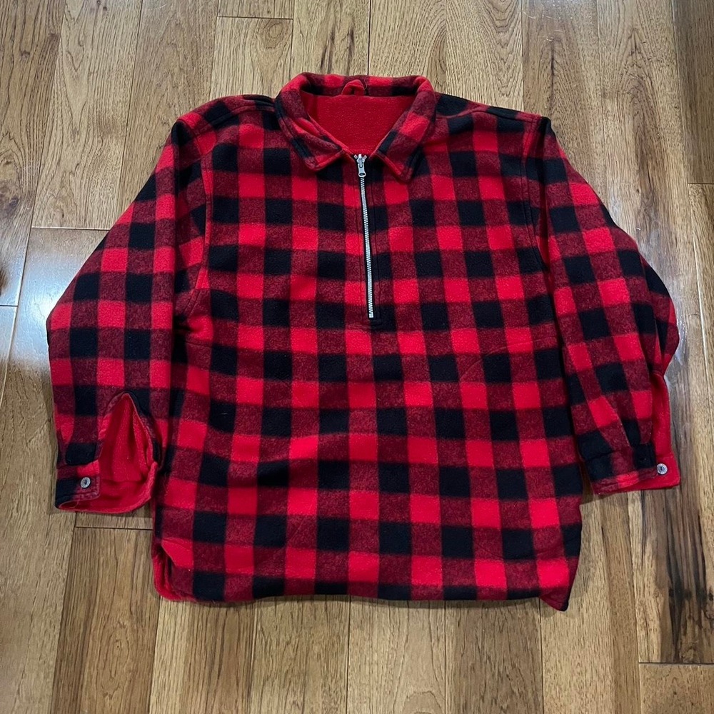 1990s Reversible Marlboro Adventure Fleece size XXL